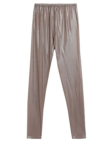 MES DEMOISELLES Casual pants Platinum 92% Silk, 8% Elastane
