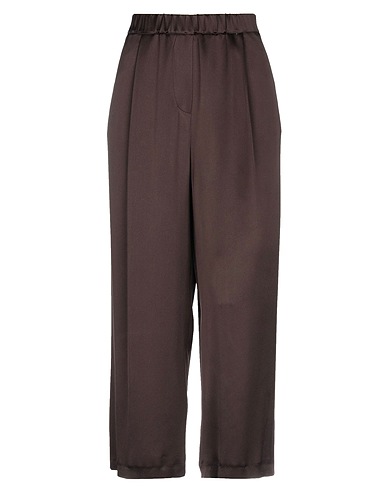 ALYSI Pantalone Testa di moro 75% Acetato, 25% Viscosa