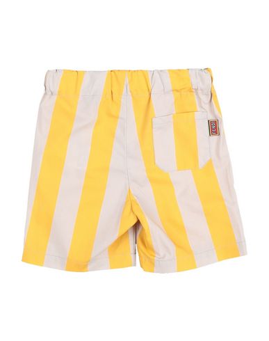 yellow striped shorts