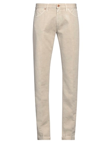 PT Torino Casual pants Beige 75% Cotton, 25% Linen
