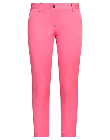WHITE SAND Casual pants Magenta 97% Cotton, 3% Lycra®