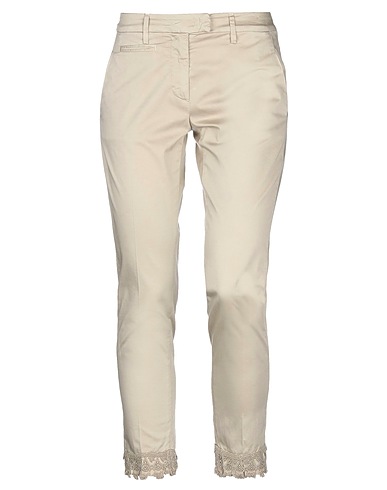 DONDUP Casual pants Beige 97% Cotton, 3% Elastane