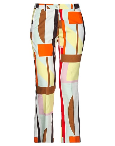 PT Torino Casual trouser White 98% Cotton, 2% Elastane