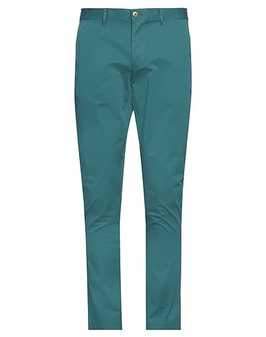 MICHAEL KORS MENS Casual trouser Deep teal 98% Cotton, 2% Elastane