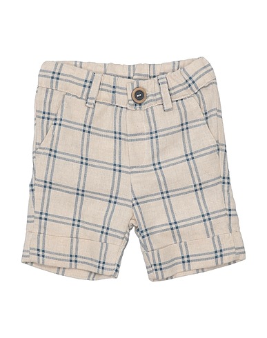 KID'S COMPANY Shorts & Bermuda Beige 52% Linen, 48% Cotton