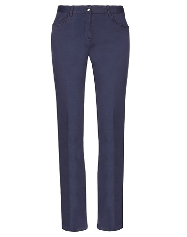 PAUL & SHARK Casual trouser Purple 98% Cotton, 2% Elastane