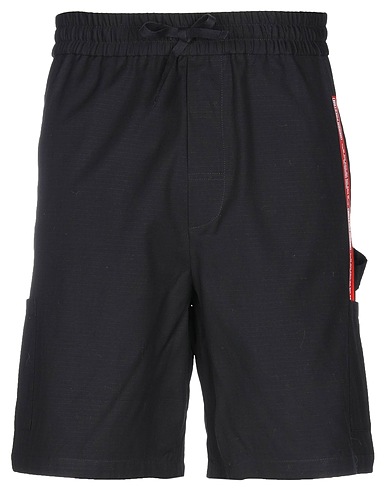 HERON PRESTON Shorts & Bermuda Black 100% Cotton