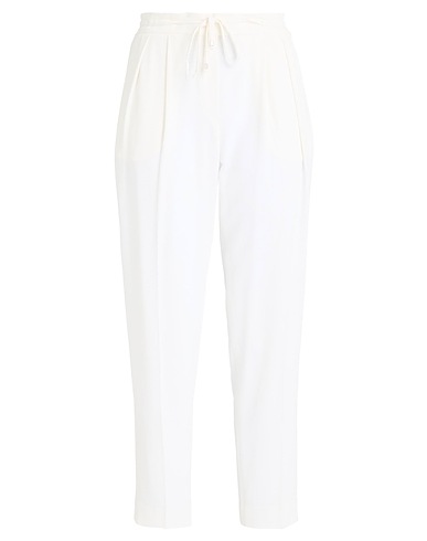 ANTONELLI Casual trouser White 52% Silk, 48% Acetate
