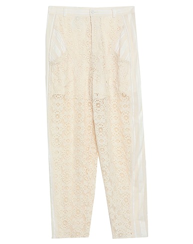 PHILOSOPHY di LORENZO SERAFINI Casual trouser Ivory 90% Cotton, 10% Polyamide