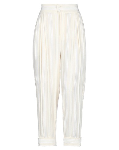 PHILOSOPHY di LORENZO SERAFINI Casual trouser Ivory 60% Viscose, 33% Cotton, 7% Polyester