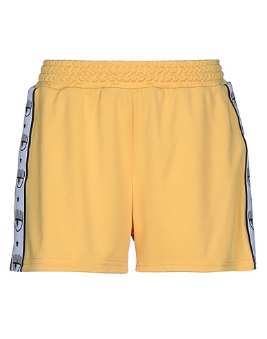 CHIARA FERRAGNI Shorts & Bermuda Giallo 100% Poliestere