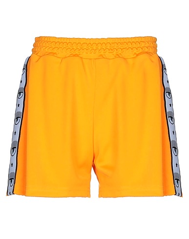 CHIARA FERRAGNI Shorts & Bermuda Orange 100% Polyester