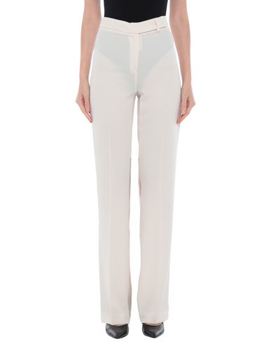 Shop Patrizia Pepe Sera Woman Pants Beige Size 10 Polyester, Elastane