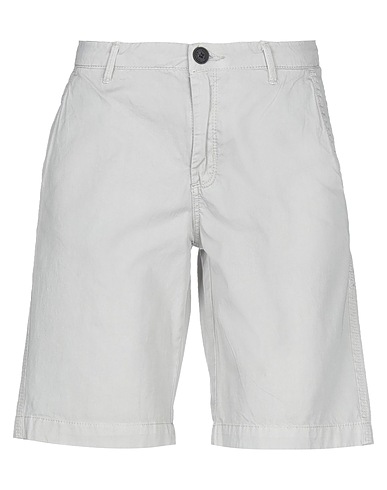REFRIGUE Shorts & Bermuda Light grey 100% Cotton
