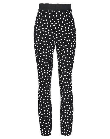 DOLCE&GABBANA Casual trouser Black 100% Viscose