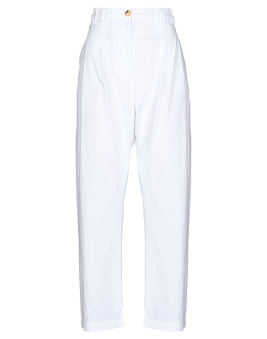 REBEL QUEEN by LIU •JO Pantalone Bianco 100% Cotone