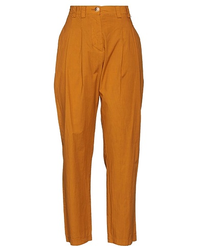 REBEL QUEEN by LIU •JO Pantalone Giallo ocra 100% Cotone