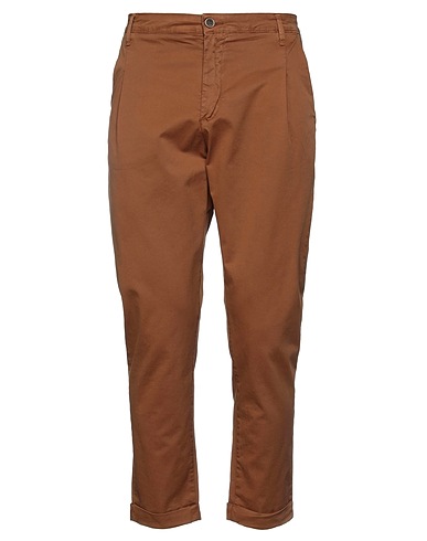 SQUAD² Casual trouser Brown 98% Cotton, 2% Elastane