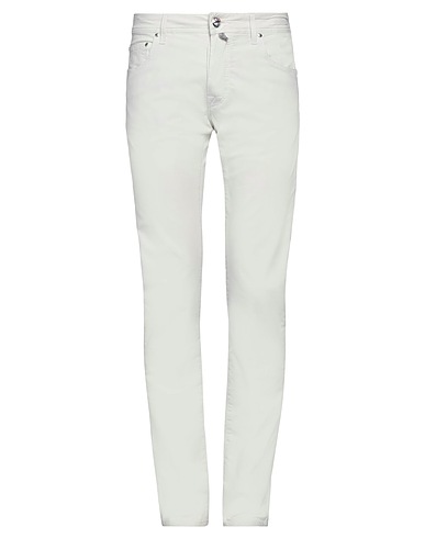 JACOB COHЁN 5-pocket Off white 98% Cotton, 2% Elastane