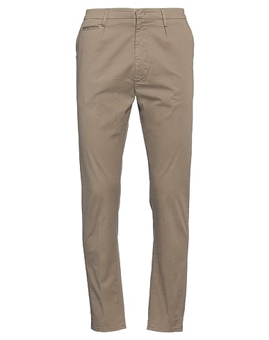 DONDUP Casual pants Military green 96% Cotton, 4% Elastane