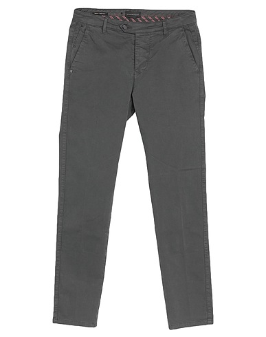 0/ZERO CONSTRUCTION Casual pants Charcoal 97% Cotton, 3% Elastane