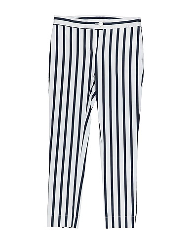 LIU •JO Casual trouser White 97% Cotton, 3% Elastane