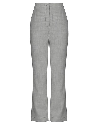 ALEXACHUNG Pantalone Nero 57% Lana, 25% Poliestere, 18% Viscosa