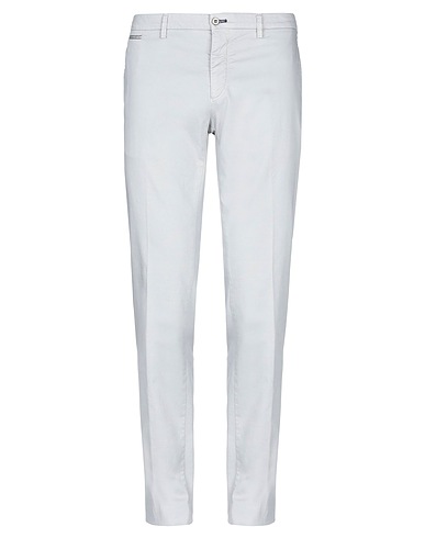 MASON'S Casual pants Light grey 97% Cotton, 3% Elastane