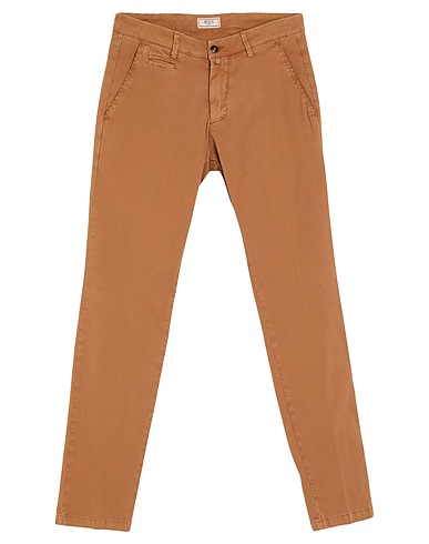 BRIGLIA 1949 Casual trouser Khaki 97% Cotton, 3% Elastane