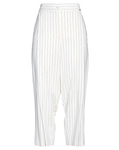 LIU •JO Casual pants Ivory 91% Viscose, 7% Elastane, 2% Polyester