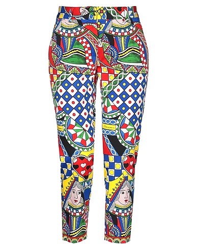 DOLCE&GABBANA Casual pants Blue 97% Cotton, 3% Elastane