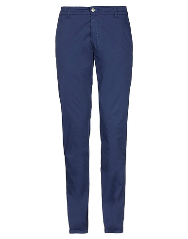 GREY DANIELE ALESSANDRINI Casual pants Midnight blue 98% Cotton, 2% Elastane