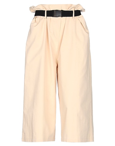 WEILI ZHENG Casual trouser Beige 100% Cotton