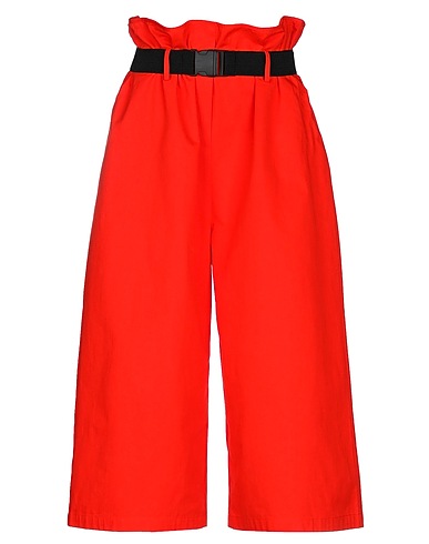 WEILI ZHENG Pantalone Rosso 100% Cotone