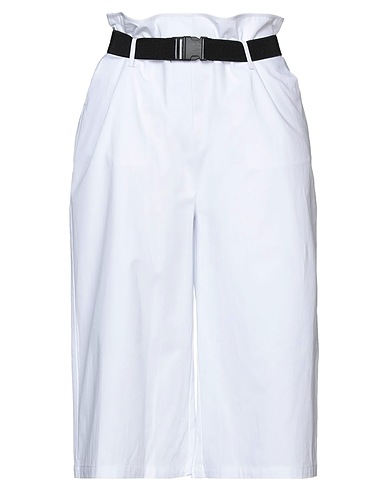 WEILI ZHENG Casual trouser White 100% Cotton