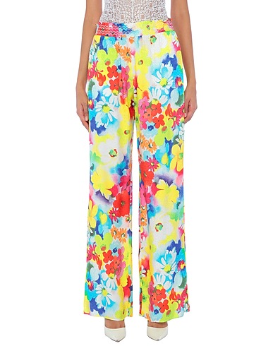LOVE MOSCHINO Casual trouser Yellow 100% Viscose