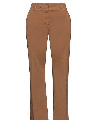 TRUE ROYAL Casual trouser Tan 98% Cotton, 2% Elastane