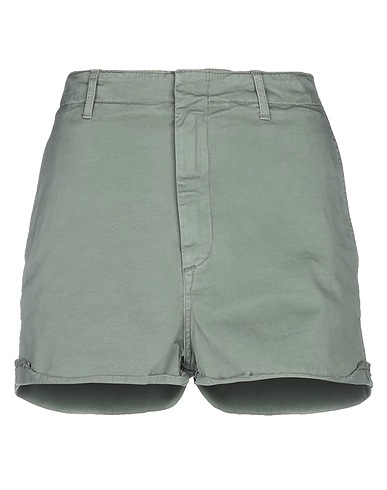 DONDUP Shorts & Bermuda Military green 98% Cotton, 2% Elastane
