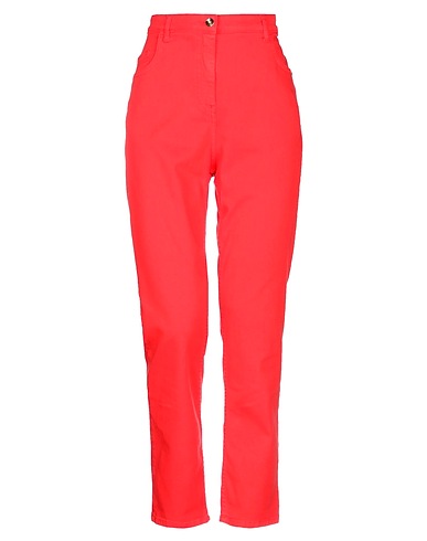 PATRIZIA PEPE Pantalone Rosso 98% Cotone, 2% Elastan