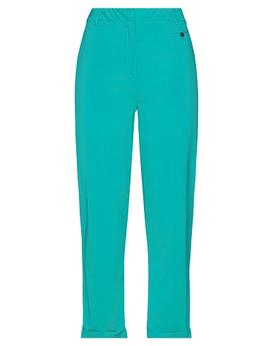 JUCCA Casual pants Turquoise 95% Viscose, 5% Elastane