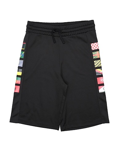 MARCELO BURLON Shorts & Bermuda Black 55% Polyester, 45% Cotton