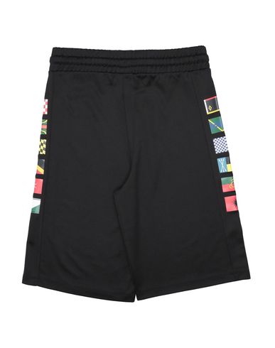 Shop Marcelo Burlon County Of Milan Marcelo Burlon Toddler Boy Shorts & Bermuda Shorts Black Size 6 Polyester, Cotton