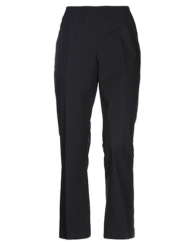 TWINSET Casual pants Black 96% Cotton, 4% Elastane, Polyamide