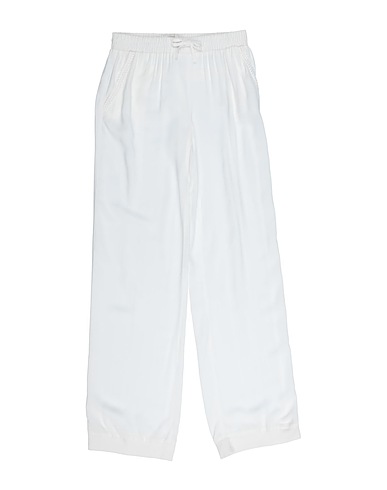 TWINSET Casual trouser White 100% Viscose