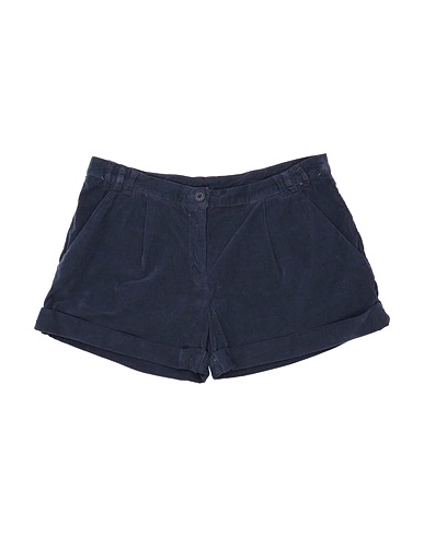 MANILA GRACE Shorts & Bermuda Midnight blue 97% Cotton, 3% Elastane