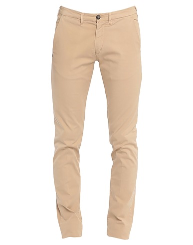40WEFT Casual trouser Sand 98% Cotton, 2% Elastane