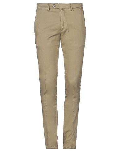 MICHAEL COAL Casual trouser Khaki 64% Cotton, 32% Lyocell, 4% Elastane
