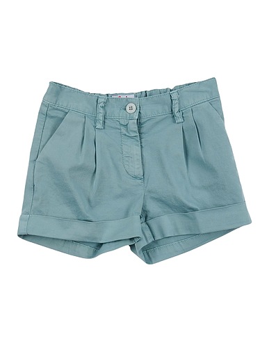 IL GUFO Shorts & Bermuda Light green 98% Cotton, 2% Elastane
