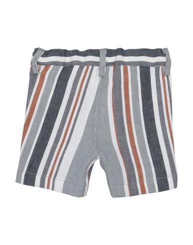 Shop Il Gufo Newborn Boy Shorts & Bermuda Shorts Grey Size 3 Flax, Cotton, Elastane