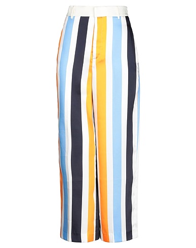 MERCI ITALIA Casual trouser Orange 100% Polyester